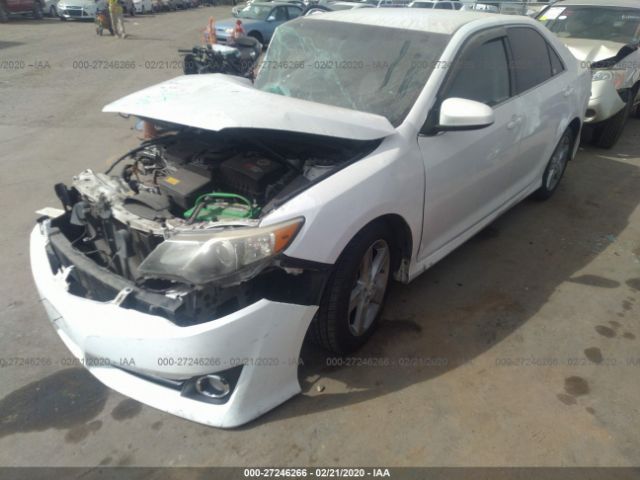 4T1BF1FK5CU545268 - 2012 TOYOTA CAMRY SE/LE/XLE White photo 2