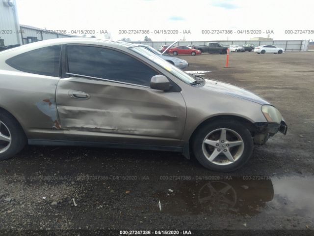 JH4DC54842C021228 - 2002 ACURA RSX  Gray photo 6