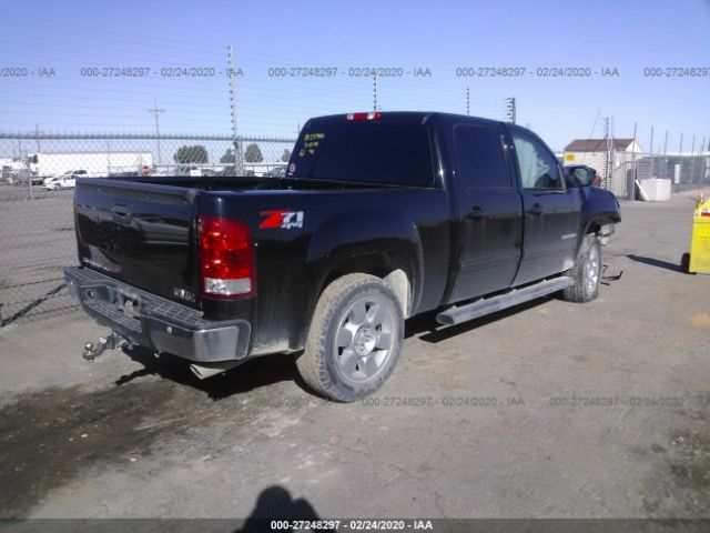 3GTP2WE29CG292298 - 2012 GMC SIERRA K1500 SLT Black photo 4