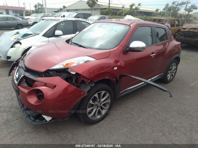 JN8AF5MV2BT025347 - 2011 NISSAN JUKE S/SV/SL Red photo 2