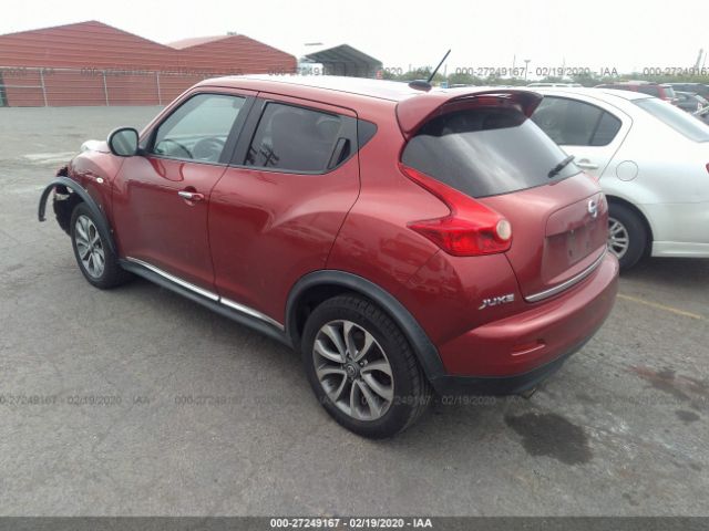 JN8AF5MV2BT025347 - 2011 NISSAN JUKE S/SV/SL Red photo 3