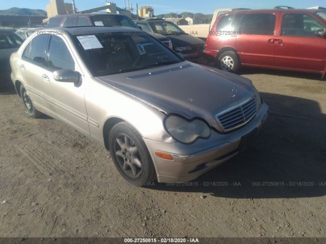 WDBRF61J84A620237 - 2004 MERCEDES-BENZ C 240 Tan photo 1