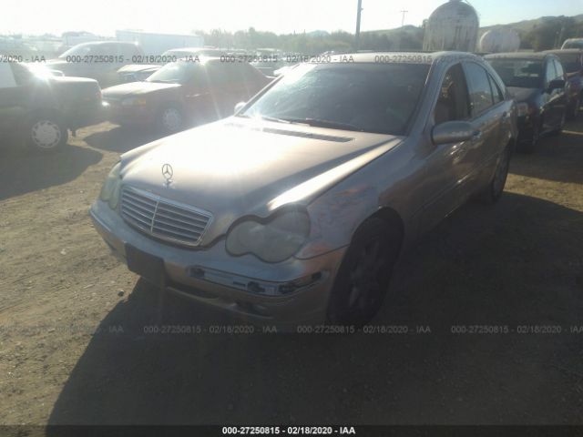 WDBRF61J84A620237 - 2004 MERCEDES-BENZ C 240 Tan photo 2