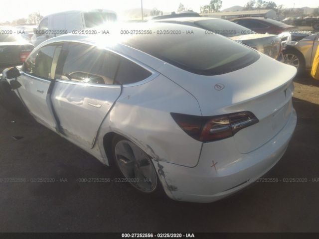 5YJ3E1EA9KF485975 - 2019 TESLA MODEL 3  White photo 3