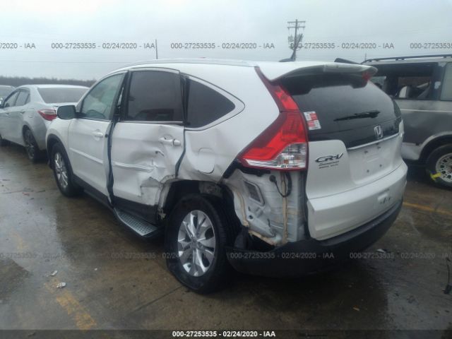 5J6RM4H78EL098912 - 2014 HONDA CR-V EXL White photo 3