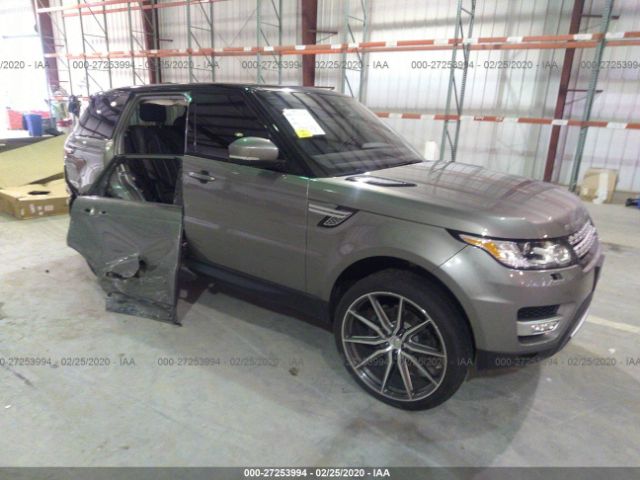 SALWR2FK9HA686395 - 2017 LAND ROVER RANGE ROVER SPORT HSE Gray photo 1