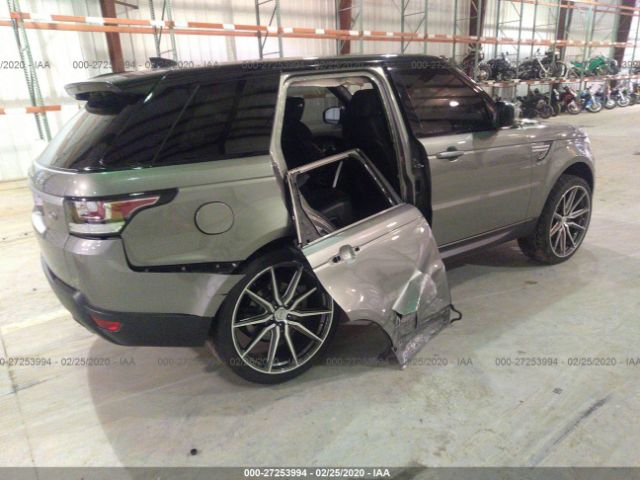 SALWR2FK9HA686395 - 2017 LAND ROVER RANGE ROVER SPORT HSE Gray photo 4