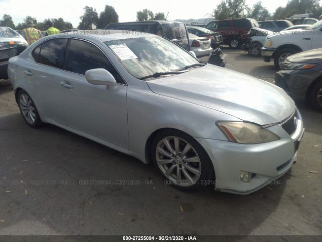 JTHBK262X85085806 - 2008 LEXUS IS 250 White photo 1