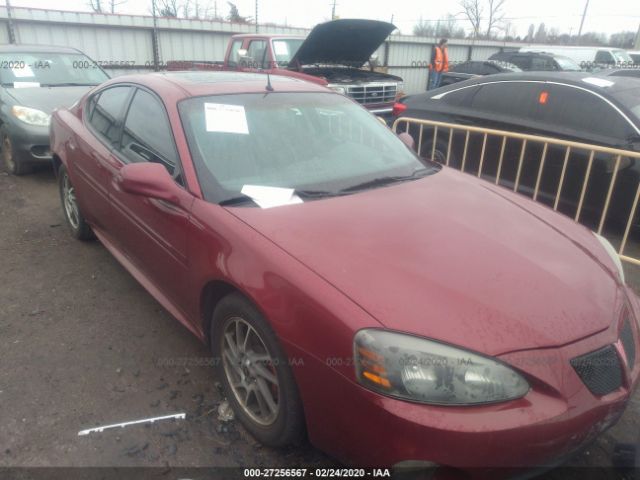 2G2WR524541330616 - 2004 PONTIAC GRAND PRIX GTP Red photo 1