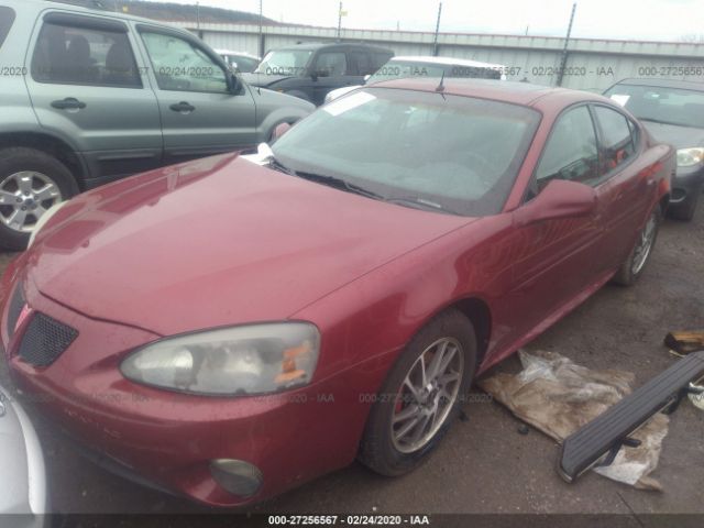 2G2WR524541330616 - 2004 PONTIAC GRAND PRIX GTP Red photo 2