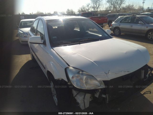 KNADE123086361220 - 2008 KIA RIO LX/SX White photo 1