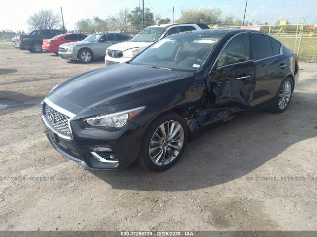 JN1EV7AP5KM511696 - 2019 INFINITI Q50 LUXE/SPORT/SIGNATURE EDIT Black photo 2