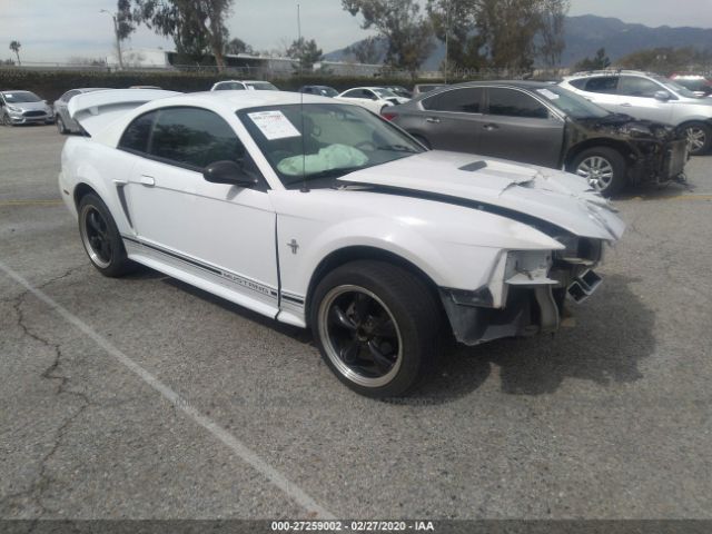 1FAFP40491F204428 - 2001 FORD MUSTANG  White photo 1