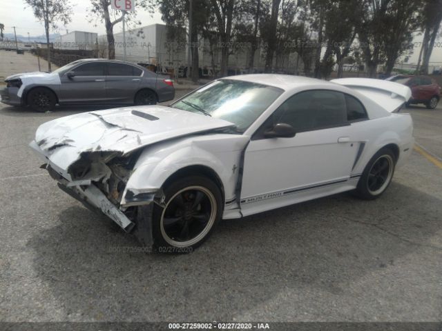 1FAFP40491F204428 - 2001 FORD MUSTANG  White photo 2