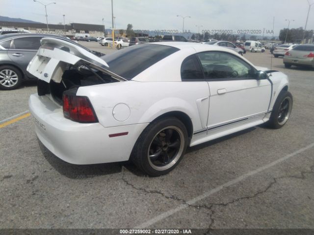 1FAFP40491F204428 - 2001 FORD MUSTANG  White photo 4