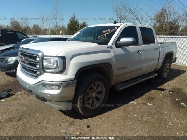 3GTU2NEC4JG264086 - 2018 GMC SIERRA K1500 SLT White photo 2