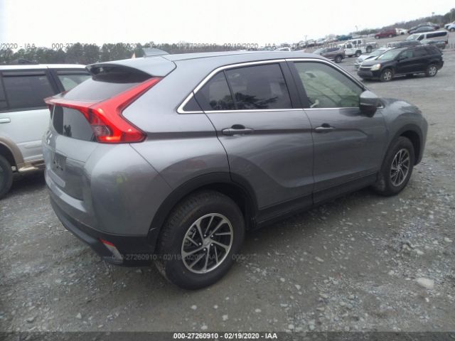 JA4AS3AA7LZ012907 - 2020 MITSUBISHI ECLIPSE CROSS ES Gray photo 4