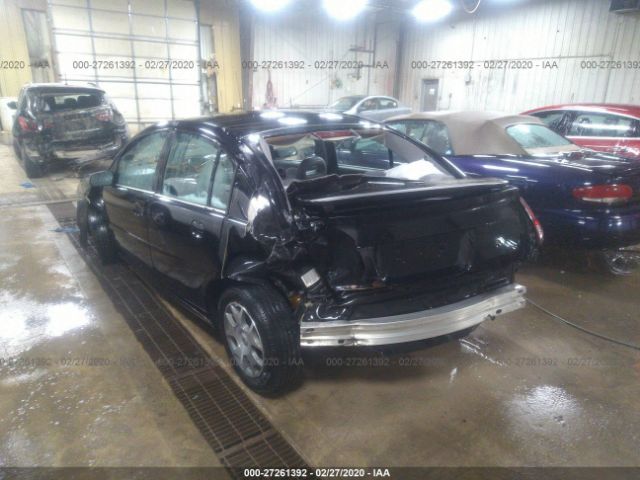 1G8AZ52F75Z113952 - 2005 SATURN ION LEVEL 2 Black photo 3