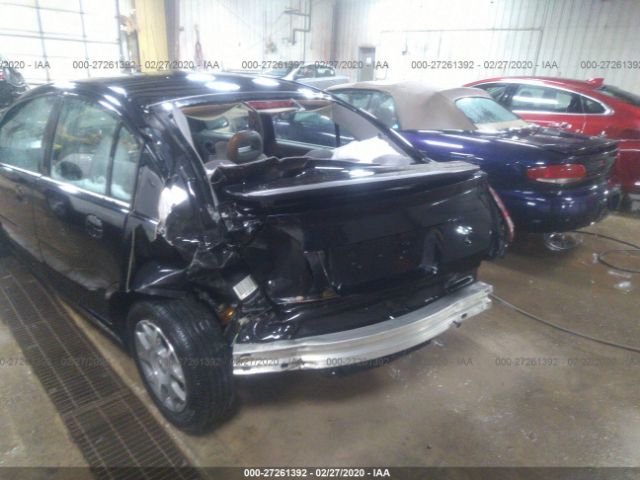 1G8AZ52F75Z113952 - 2005 SATURN ION LEVEL 2 Black photo 6