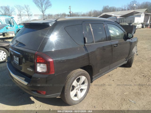 1C4NJDEB6FD162768 - 2015 JEEP COMPASS LATITUDE Black photo 4