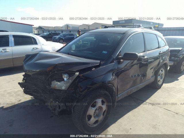 3CZRE38398G700576 - 2008 HONDA CR-V LX Black photo 2