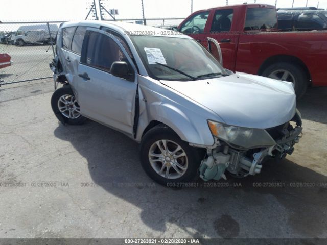 JA4LS21W09Z004087 - 2009 MITSUBISHI OUTLANDER ES Silver photo 1