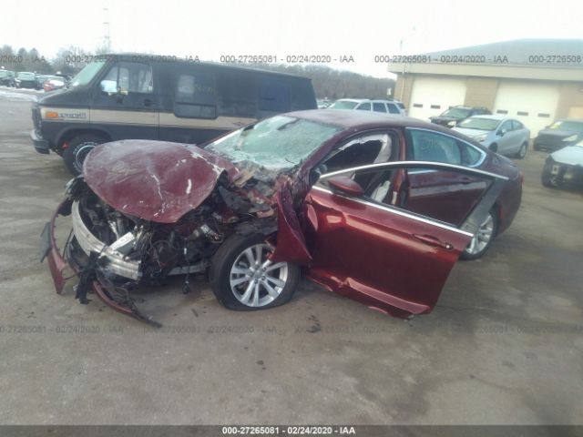 1C3CCCFB3HN508240 - 2017 CHRYSLER 200 LX Red photo 2