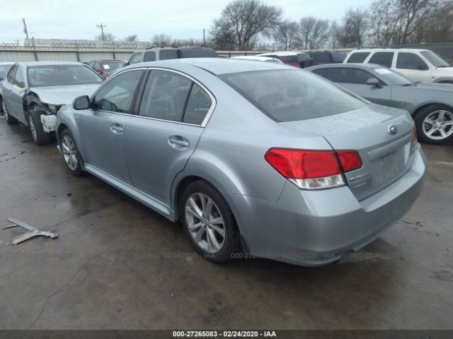 4S3BMCB68D3014359 - 2013 SUBARU LEGACY 2.5I PREMIUM Silver photo 3