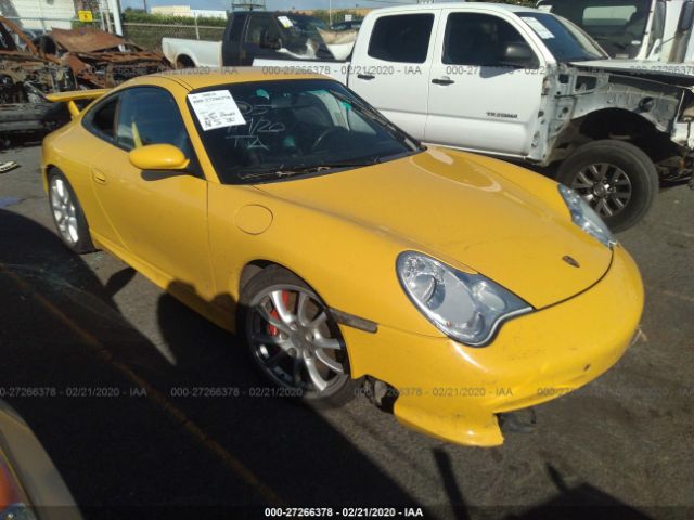 WP0AC29934S692810 - 2004 PORSCHE 911 GT3 Yellow photo 1