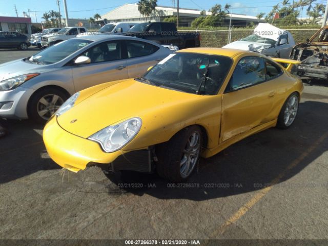 WP0AC29934S692810 - 2004 PORSCHE 911 GT3 Yellow photo 2