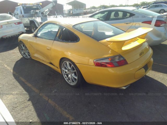 WP0AC29934S692810 - 2004 PORSCHE 911 GT3 Yellow photo 3