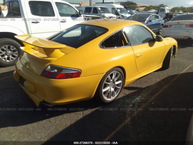 WP0AC29934S692810 - 2004 PORSCHE 911 GT3 Yellow photo 4