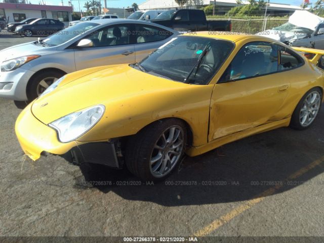 WP0AC29934S692810 - 2004 PORSCHE 911 GT3 Yellow photo 6