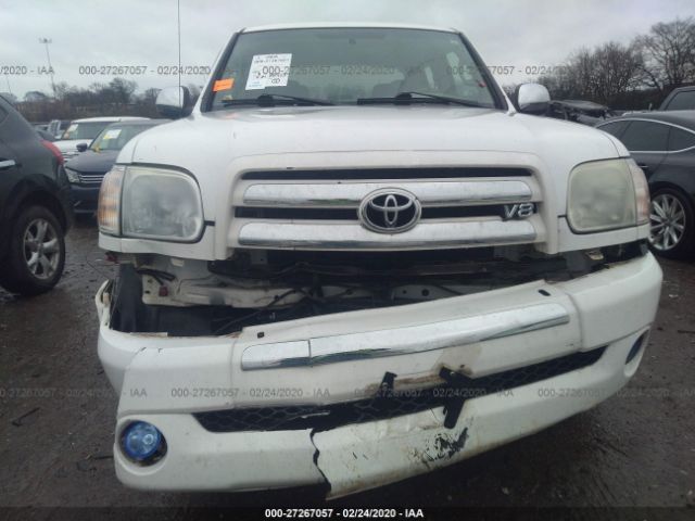 5TBDT44186S542240 - 2006 TOYOTA TUNDRA DOUBLE CAB SR5 White photo 6