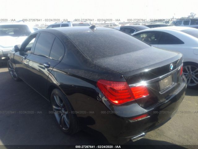 WBAKA8C58CDS99808 - 2012 BMW 750 I Black photo 3