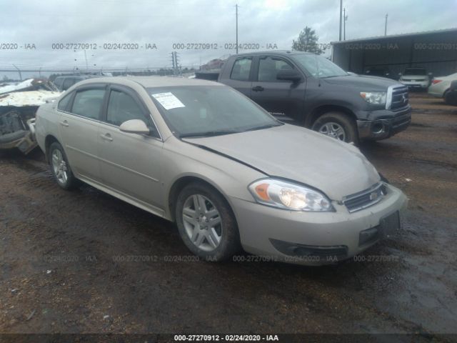 2G1WC57M291114762 - 2009 CHEVROLET IMPALA 2LT Gold photo 1