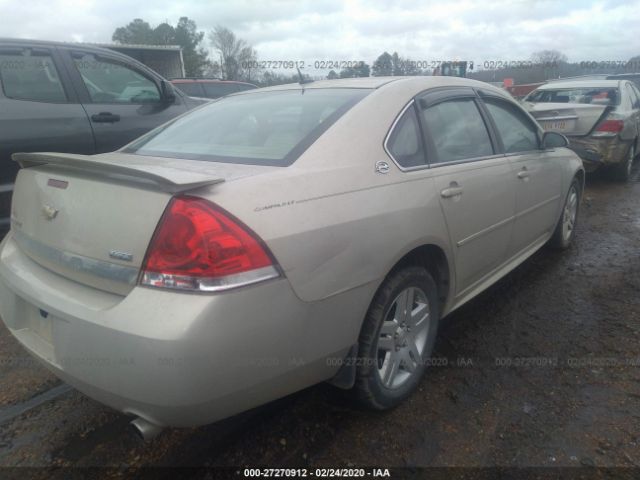 2G1WC57M291114762 - 2009 CHEVROLET IMPALA 2LT Gold photo 4