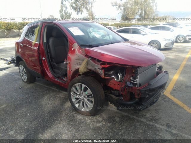 KL4CJASB3LB063692 - 2020 BUICK ENCORE PREFERRED Red photo 1