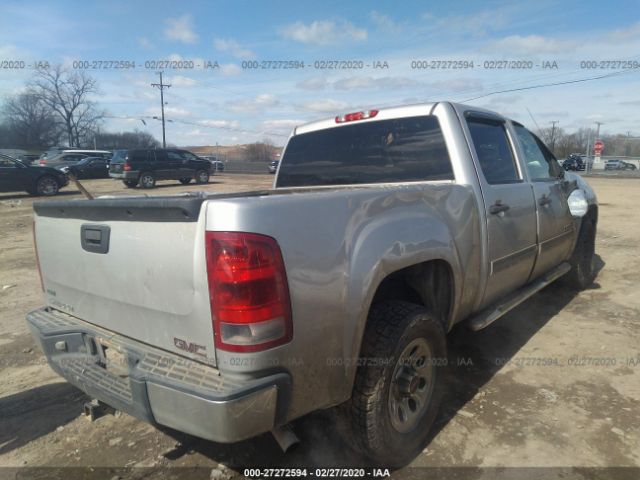 3GTP2UEA8BG377143 - 2011 GMC SIERRA K1500 SL Silver photo 4