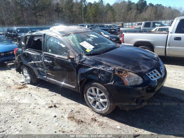 JN8AS5MT1DW007479 - 2013 NISSAN ROGUE S/SV Black photo 1