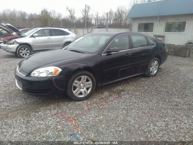 2G1WB5E33E1179904 - 2014 CHEVROLET IMPALA LIMITED LT Black photo 2