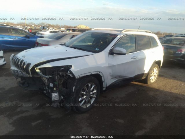 1C4PJLDSXEW148024 - 2014 JEEP CHEROKEE LIMITED White photo 2