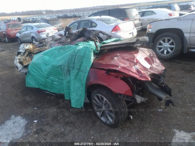 1G6AF1RX6J0127574 - 2018 CADILLAC ATS LUXURY Maroon photo 1