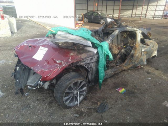 1G6AF1RX6J0127574 - 2018 CADILLAC ATS LUXURY Maroon photo 2