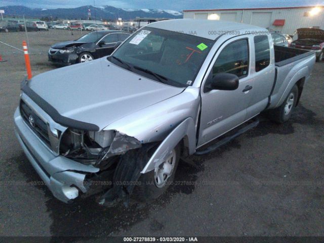 5TEUX42N18Z530762 - 2008 TOYOTA TACOMA ACCESS CAB Silver photo 2