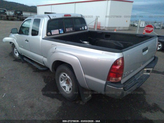 5TEUX42N18Z530762 - 2008 TOYOTA TACOMA ACCESS CAB Silver photo 3