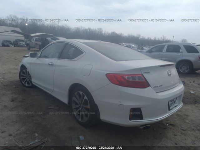 1HGCT2B84DA001561 - 2013 HONDA ACCORD EXL White photo 3