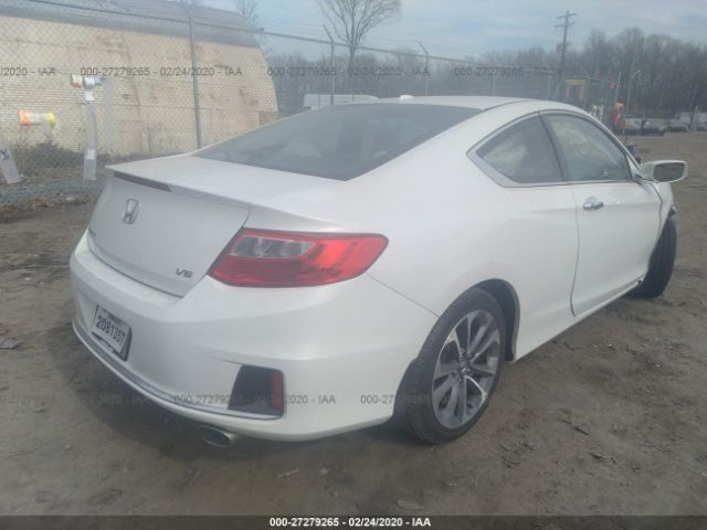 1HGCT2B84DA001561 - 2013 HONDA ACCORD EXL White photo 4