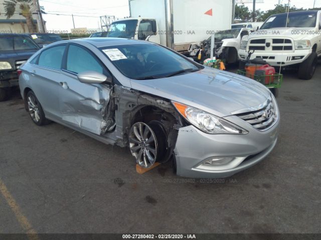 5NPEC4AB0CH443423 - 2012 HYUNDAI SONATA SE/LIMITED Silver photo 1