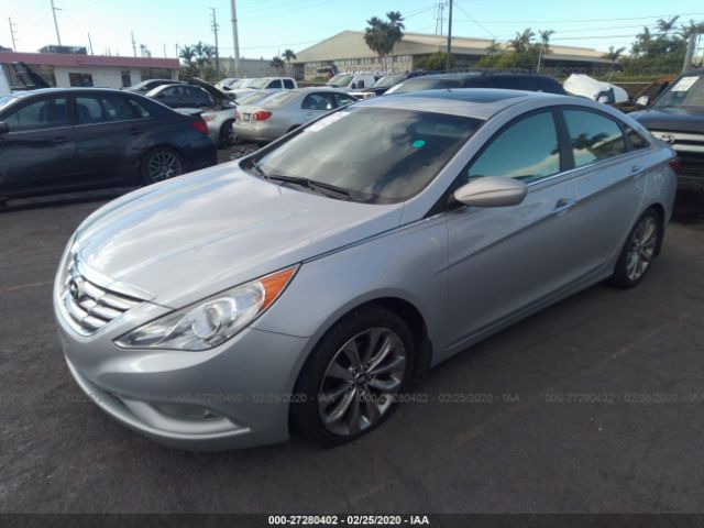 5NPEC4AB0CH443423 - 2012 HYUNDAI SONATA SE/LIMITED Silver photo 2